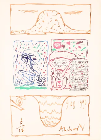 Aquatinta Alechinsky - Braille