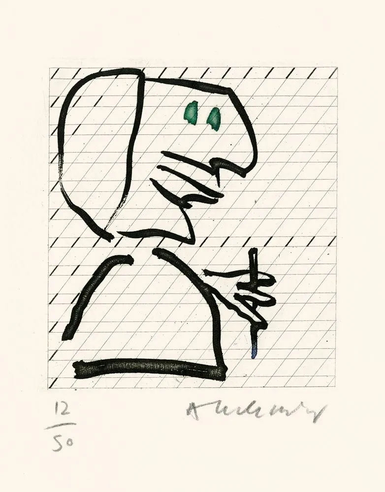 Illustriertes Buch Alechinsky - Cantiques Polychromes