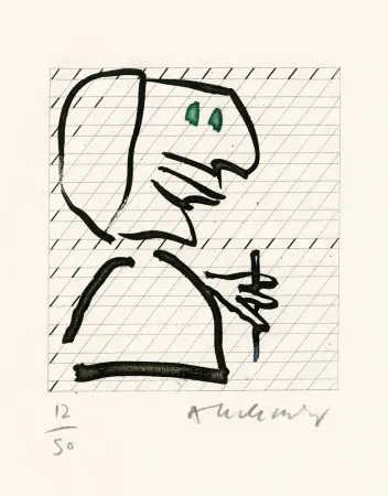 Illustriertes Buch Alechinsky - Cantiques Polychromes