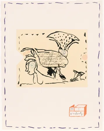 Radierung Alechinsky - Chaque matin 01