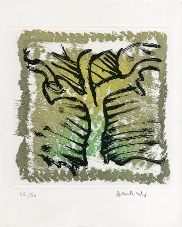 Radierung Und Aquatinta Alechinsky - Choses rapportées du Japon