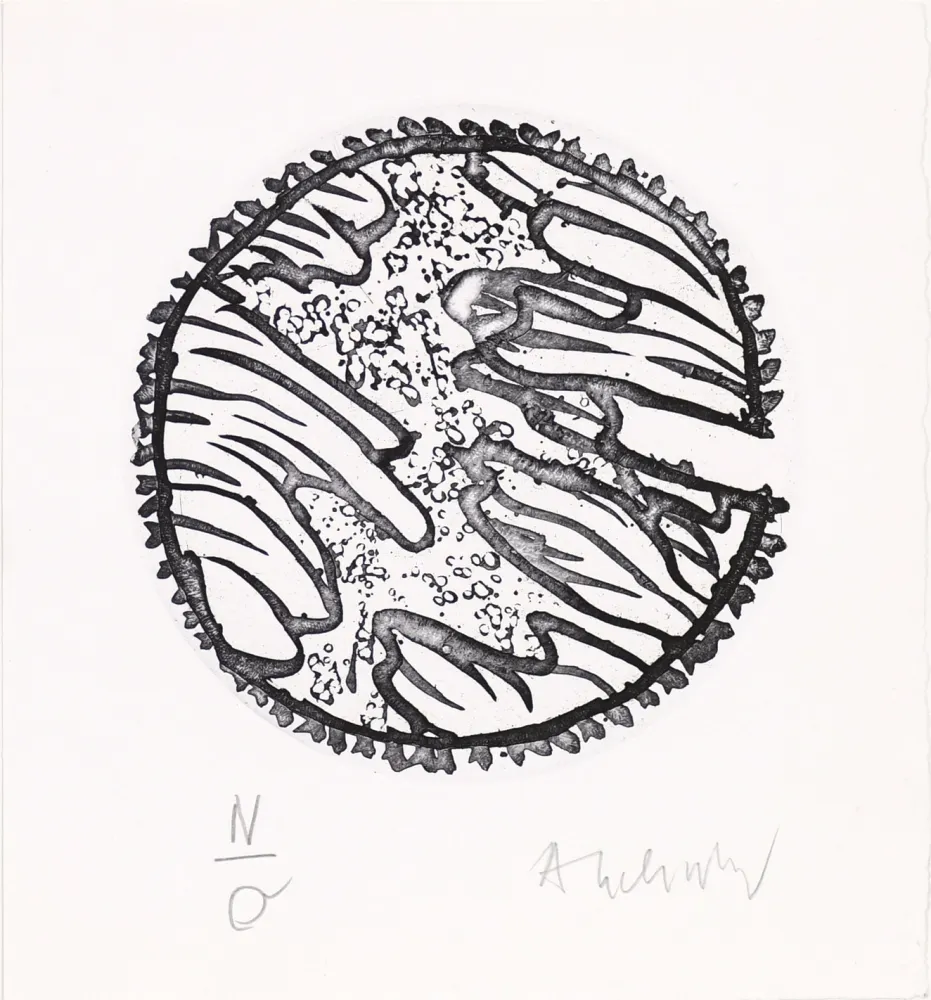 Radierung Und Aquatinta Alechinsky - Chronique de la neige