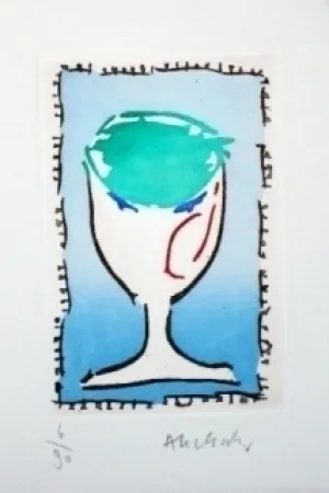 Radierung Und Aquatinta Alechinsky - Cigue