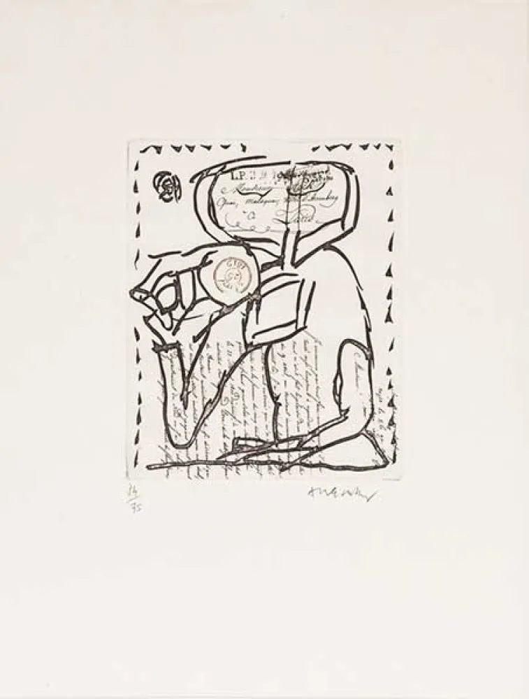 Stich Alechinsky - Composition