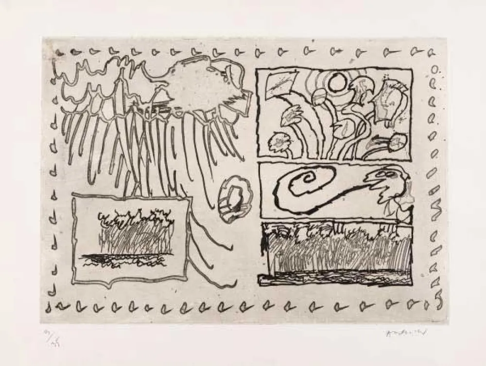 Stich Alechinsky - Composition