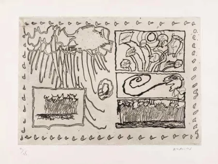 Stich Alechinsky - Composition