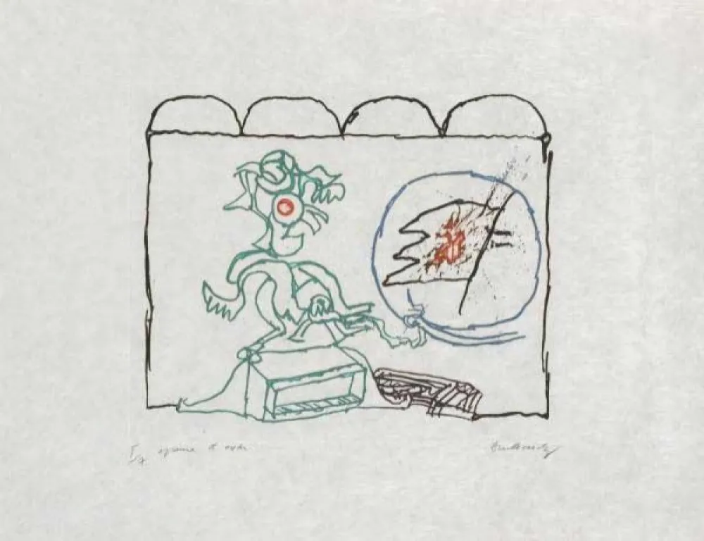 Stich Alechinsky - Composition