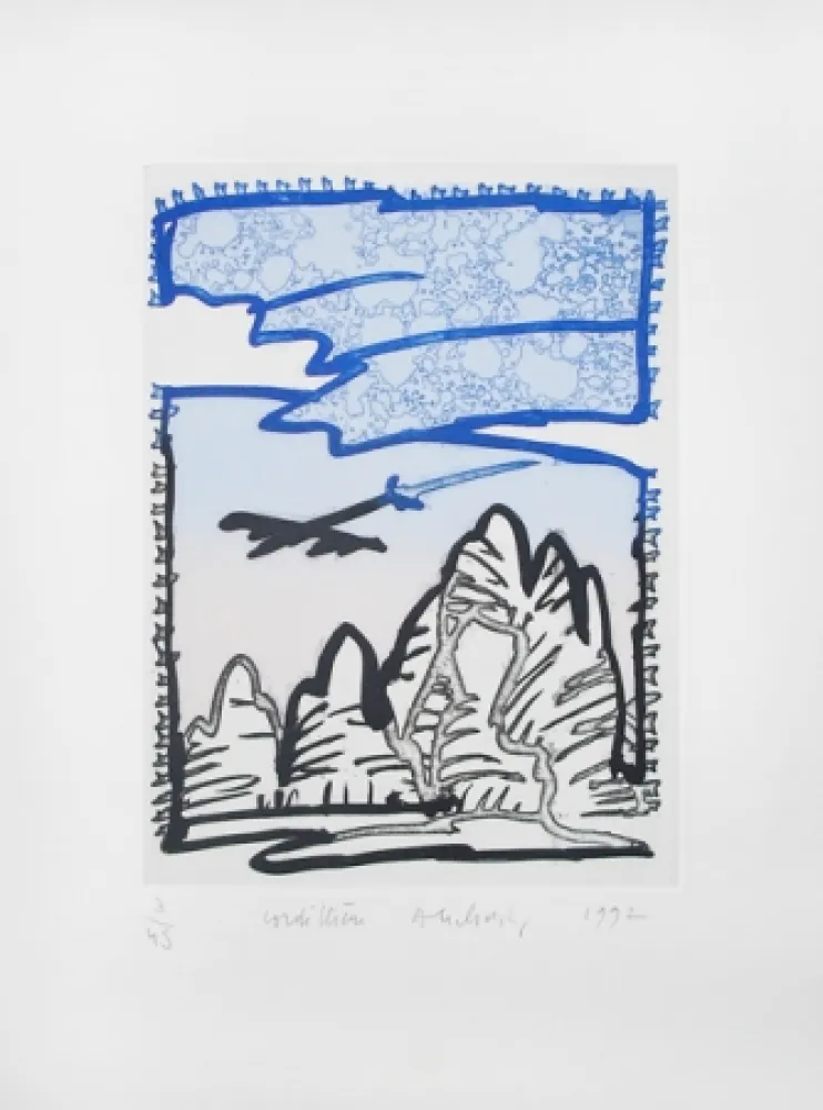 Stich Alechinsky - Cordillière