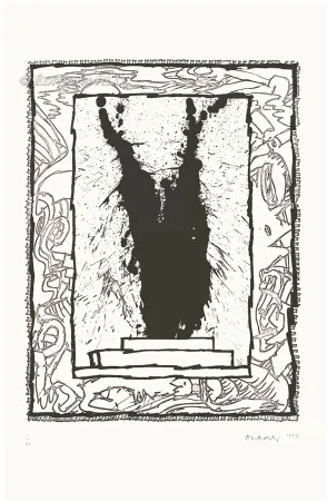 Radierung Und Aquatinta Alechinsky - Coup double