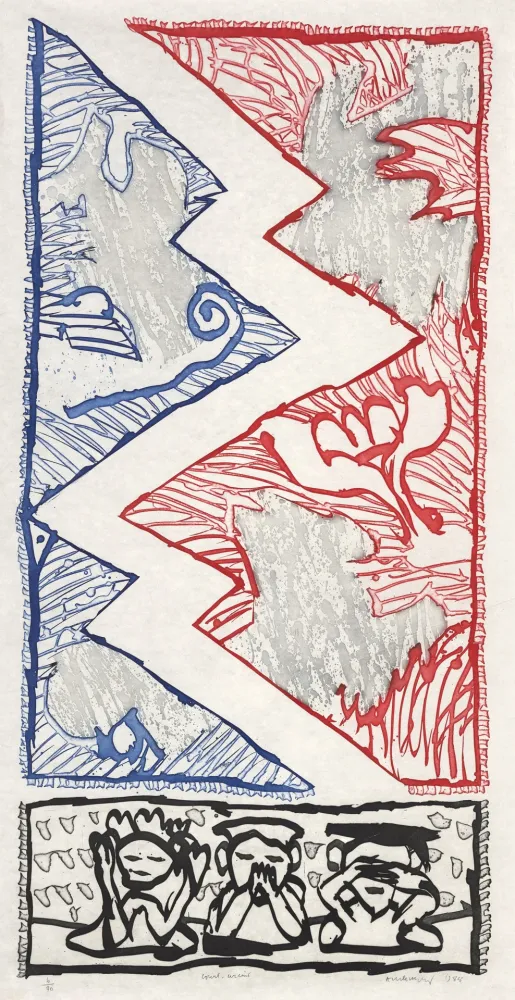 Stich Alechinsky - Court circuit