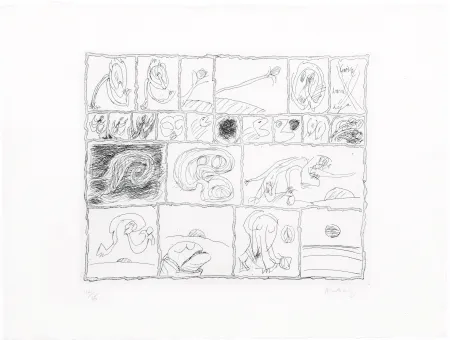 Radierung Alechinsky - Cuivre barré déjà