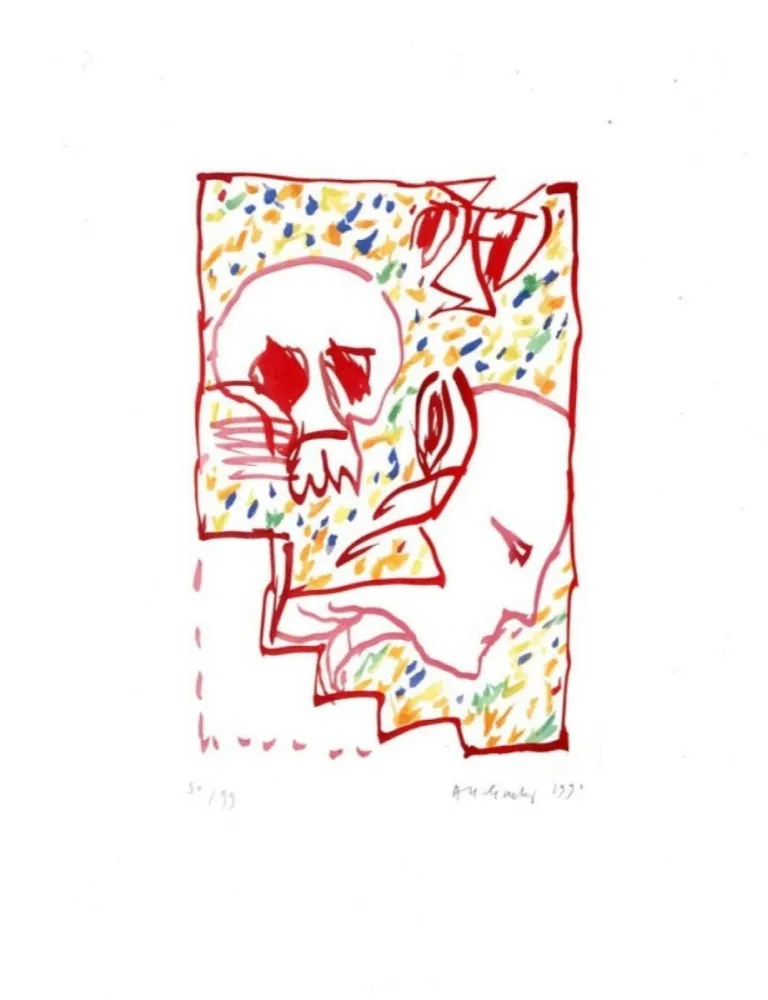 Stich Alechinsky - Deuxième masque