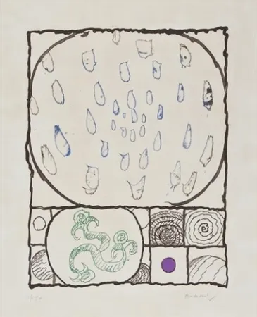 Radierung Alechinsky - Dévidoir