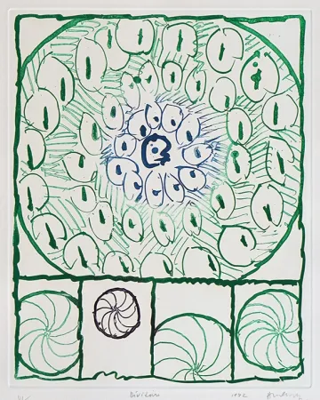 Radierung Alechinsky - Dévidoirs