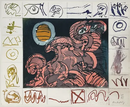 Radierung Und Aquatinta Alechinsky - Droit de regard