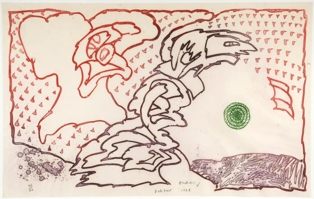 Radierung Und Aquatinta Alechinsky - Dulle Griet