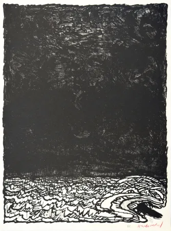 Lithographie Alechinsky - Eau dormante