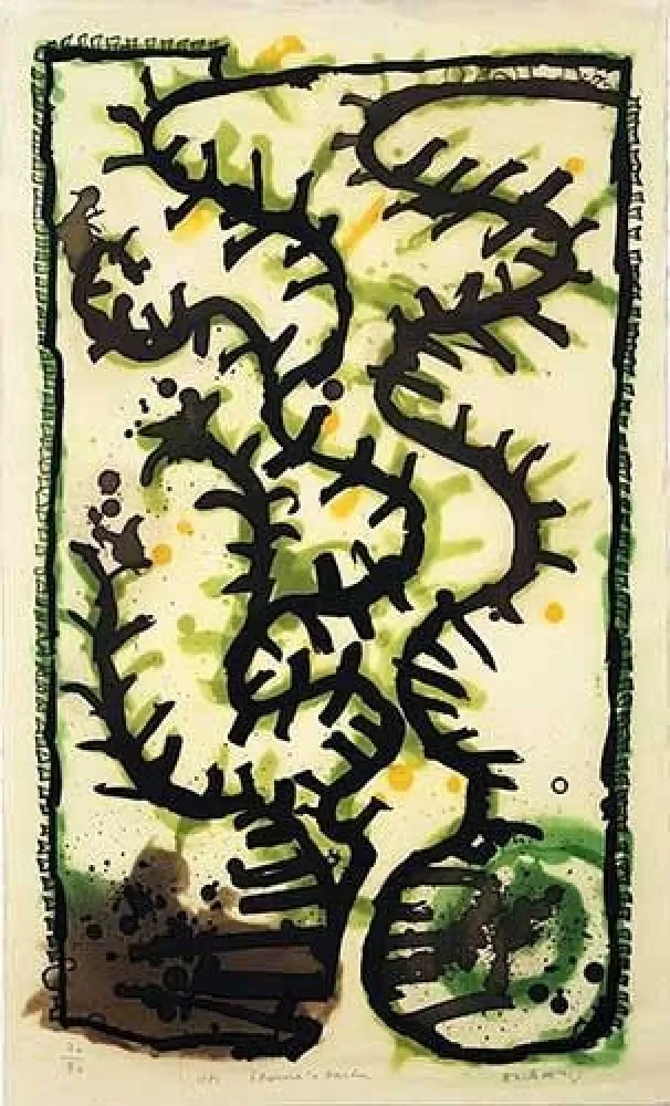 Stich Alechinsky - Eleonora's garden