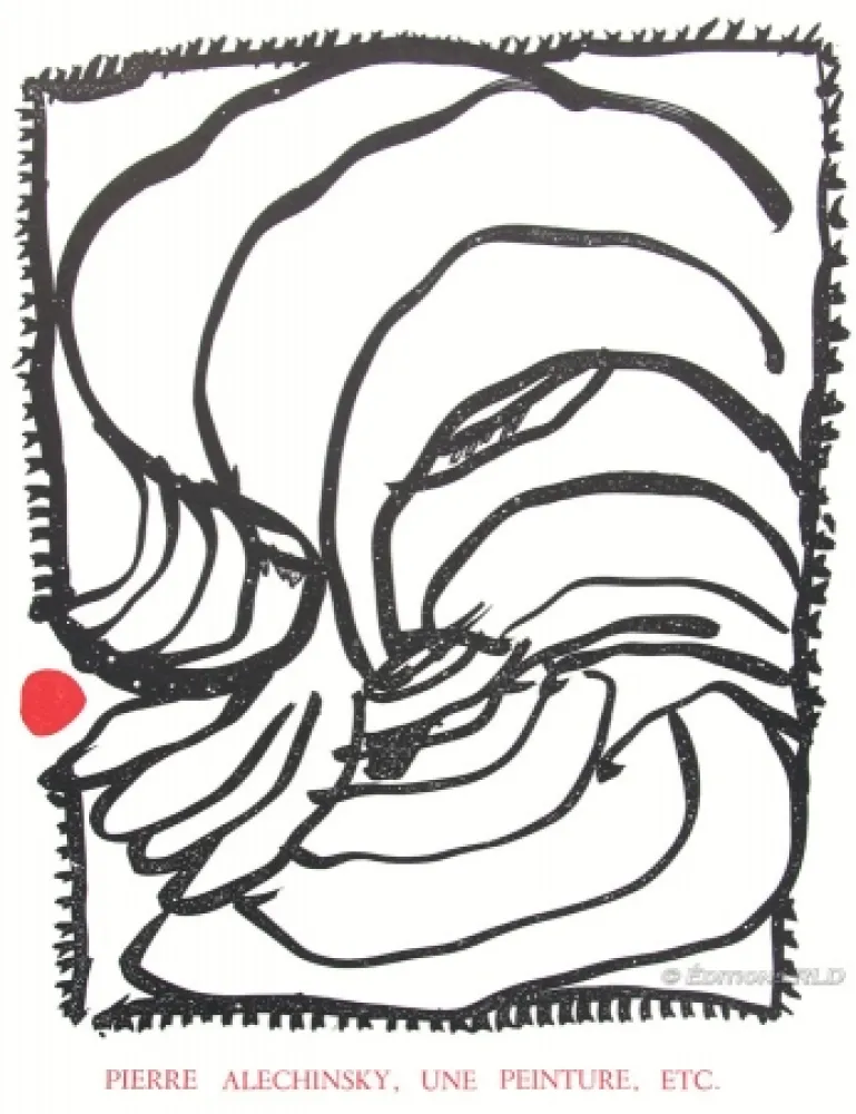 Illustriertes Buch Alechinsky - En Puisaye N°3