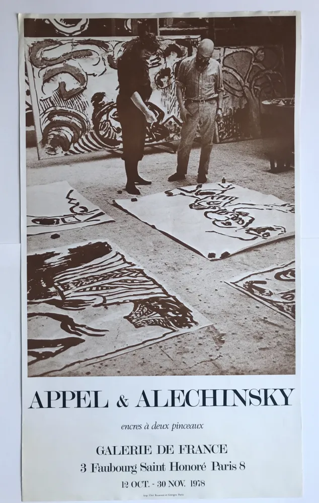 Plakat Alechinsky - Encres à deux pinceaux / Galerie de France