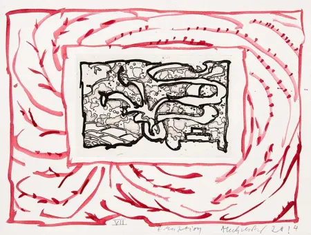 Stich Alechinsky - Eruption