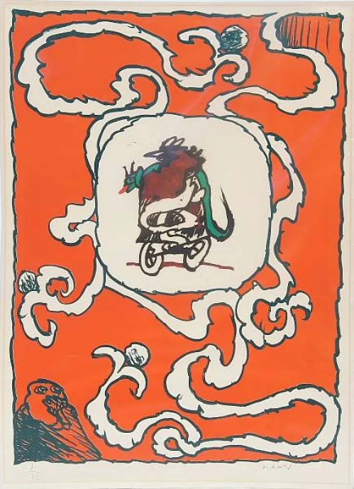 Lithographie Alechinsky - Estampe de l'affiche