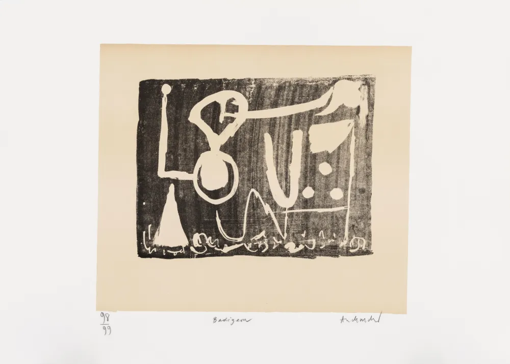 Lithographie Alechinsky - Expériences sans l'expérience 07