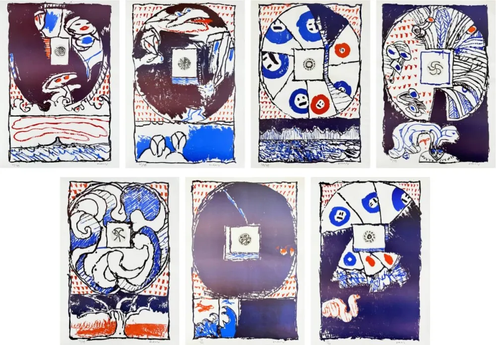 Illustriertes Buch Alechinsky - Fenêtres