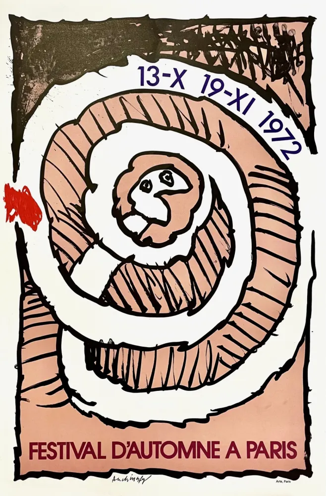 Plakat Alechinsky - Festival d'Automne à Paris