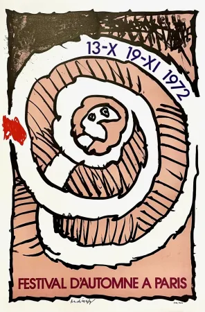Plakat Alechinsky - Festival d'Automne à Paris