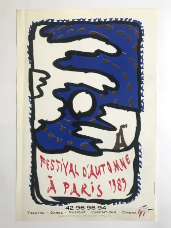 Plakat Alechinsky - Festival d'automne à Paris