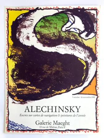 Plakat Alechinsky - Galerie Maeght