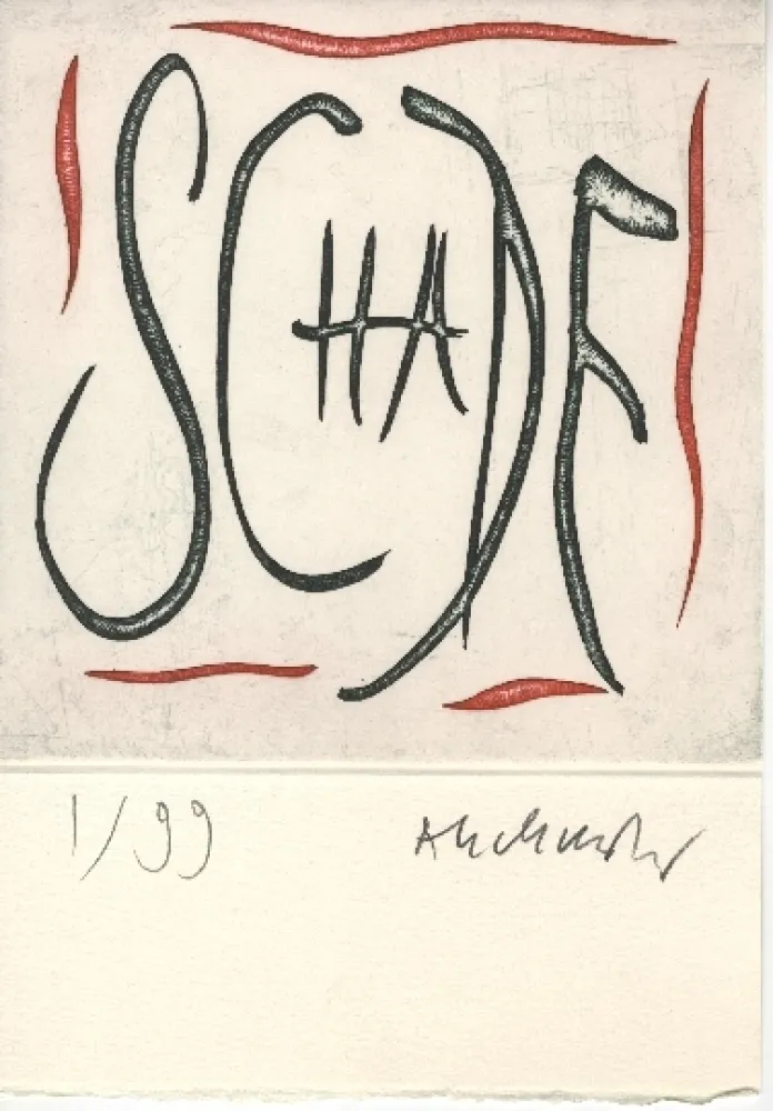 Stich Alechinsky - Gare d'Osnabruck