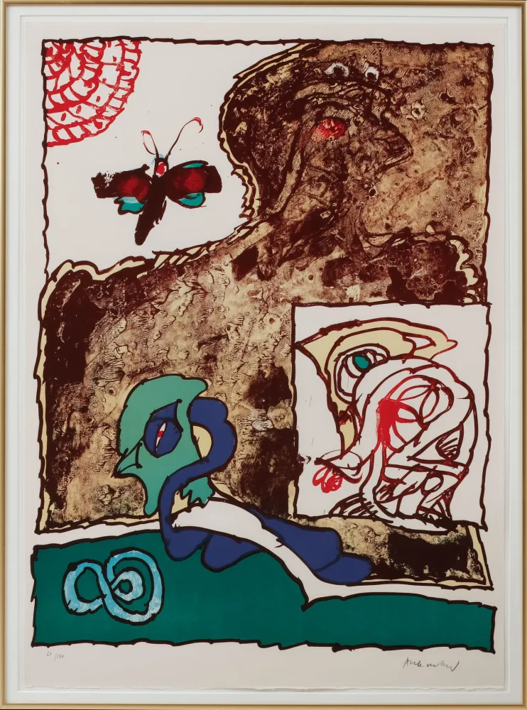 Lithographie Alechinsky - Gnomes et Gnose