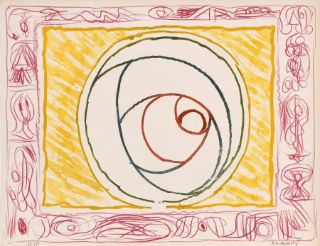 Radierung Alechinsky - Graffiti Sélénite