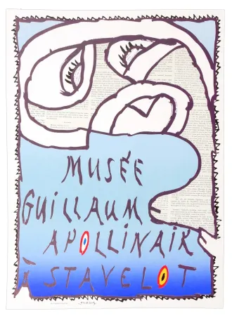 Plakat Alechinsky - Guillaume Apollinaire