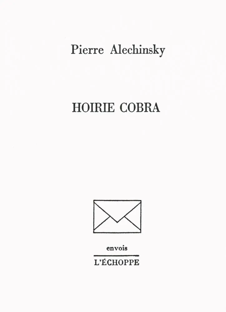 Illustriertes Buch Alechinsky - Hoirie Cobra