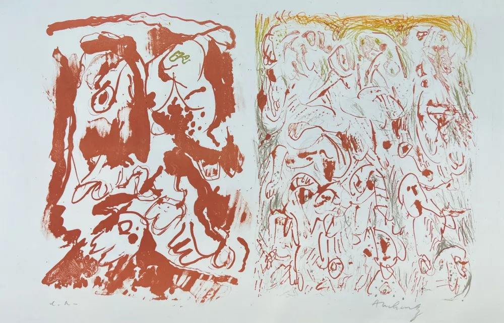 Lithographie Alechinsky - Hors-texte