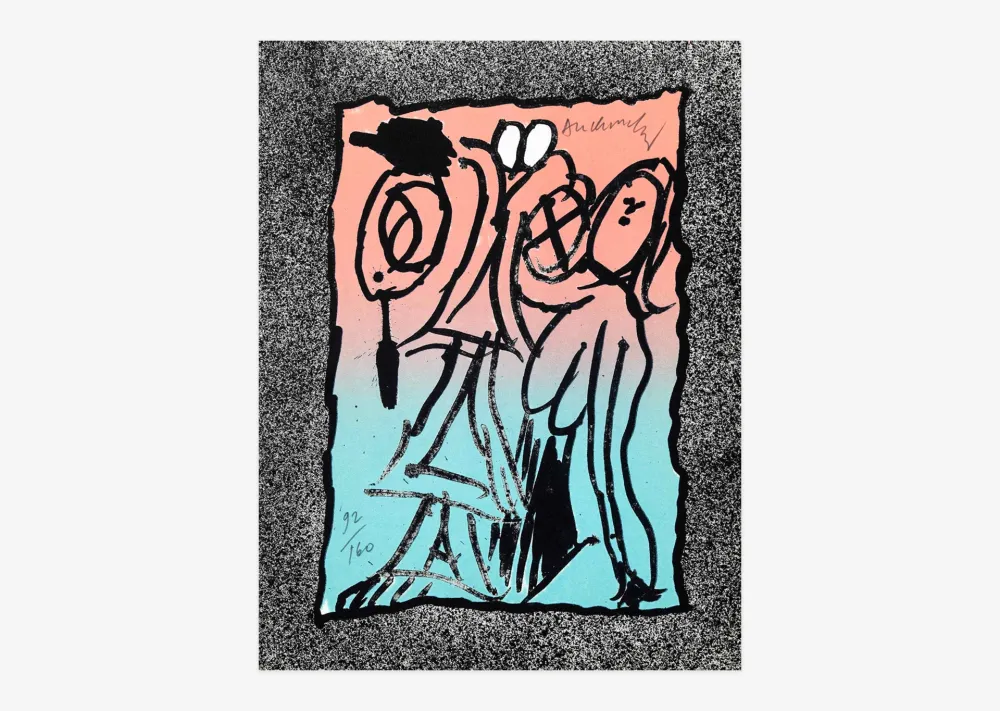 Lithographie Alechinsky - Infeuilletables 1 (les)