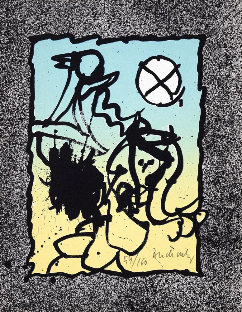 Lithographie Alechinsky - Infeuilletables 5 (les)