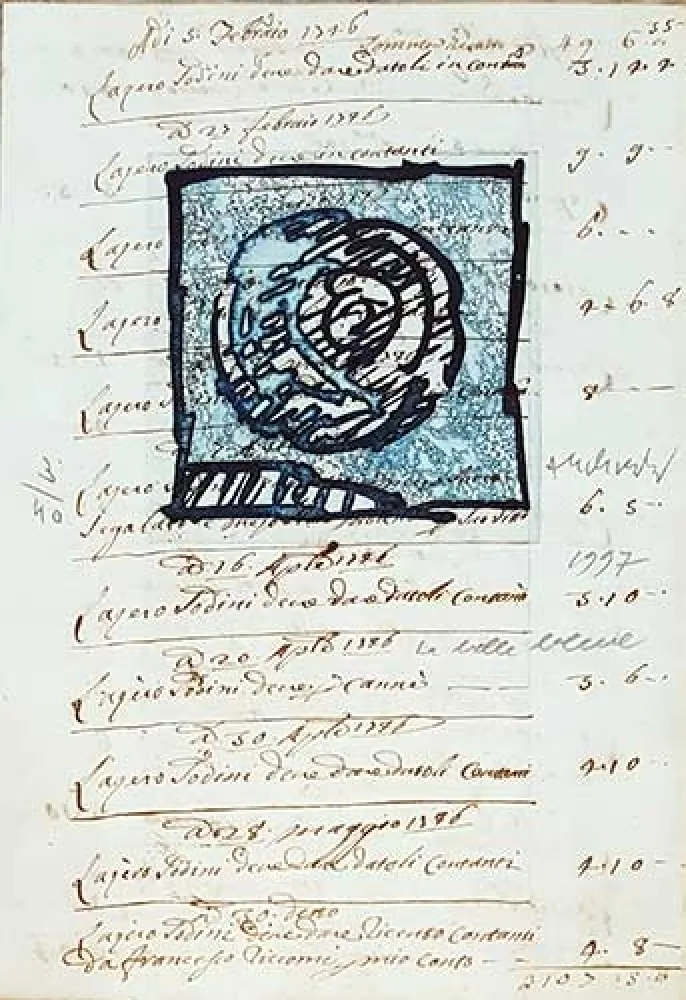 Stich Alechinsky - La belle bleue