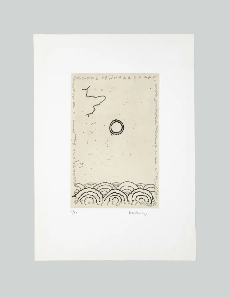 Radierung Und Aquatinta Alechinsky - La Cerclitude 1
