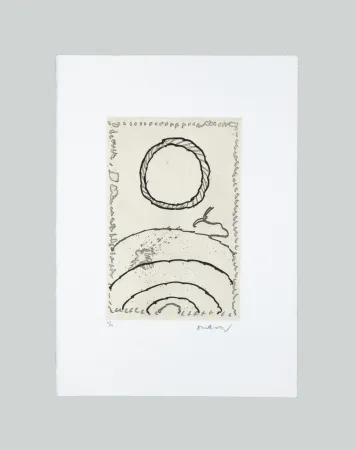 Radierung Und Aquatinta Alechinsky - La Cerclitude 7