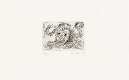 Radierung Alechinsky - La ligne seule 01