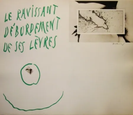 Radierung Und Aquatinta Alechinsky - La ravissant débordement de ses lèvres