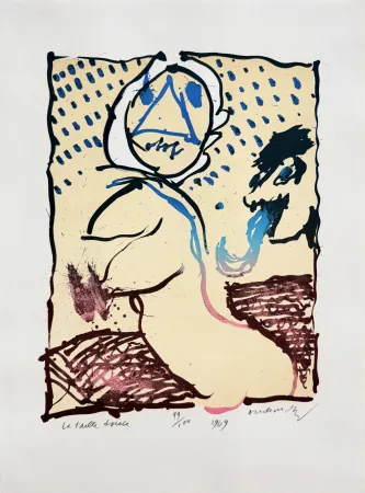 Lithographie Alechinsky - La taille douce