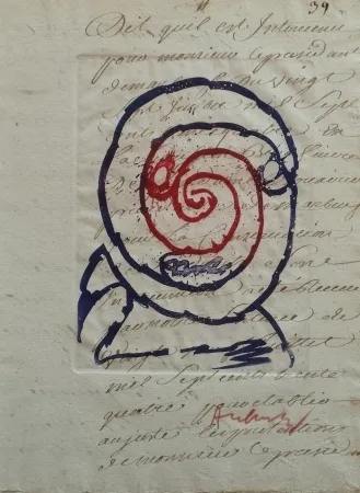 Radierung Alechinsky - L'avenir de la propriété