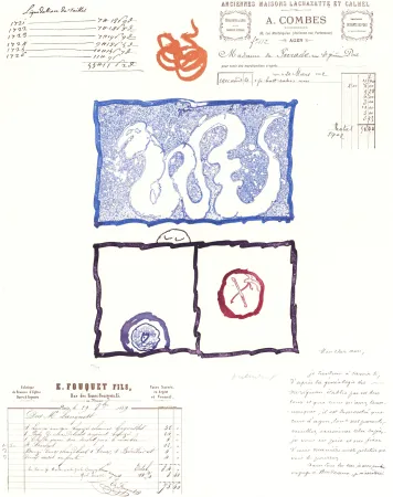 Aquatinta Alechinsky - L’Avenir de la Propriété V