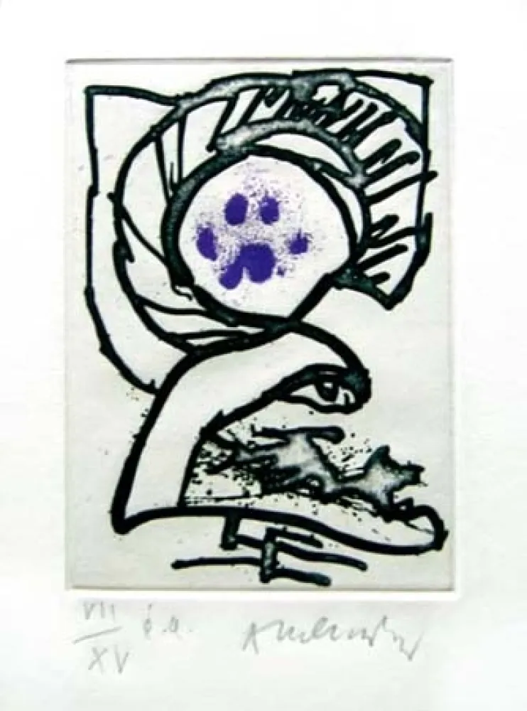 Illustriertes Buch Alechinsky - Le carnet du chat sauvage