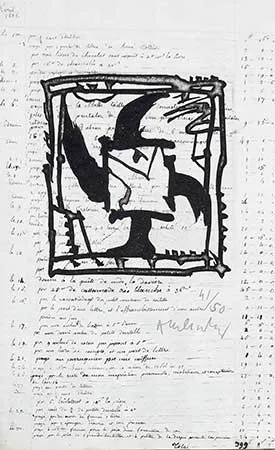 Stich Alechinsky - Le pinceau même